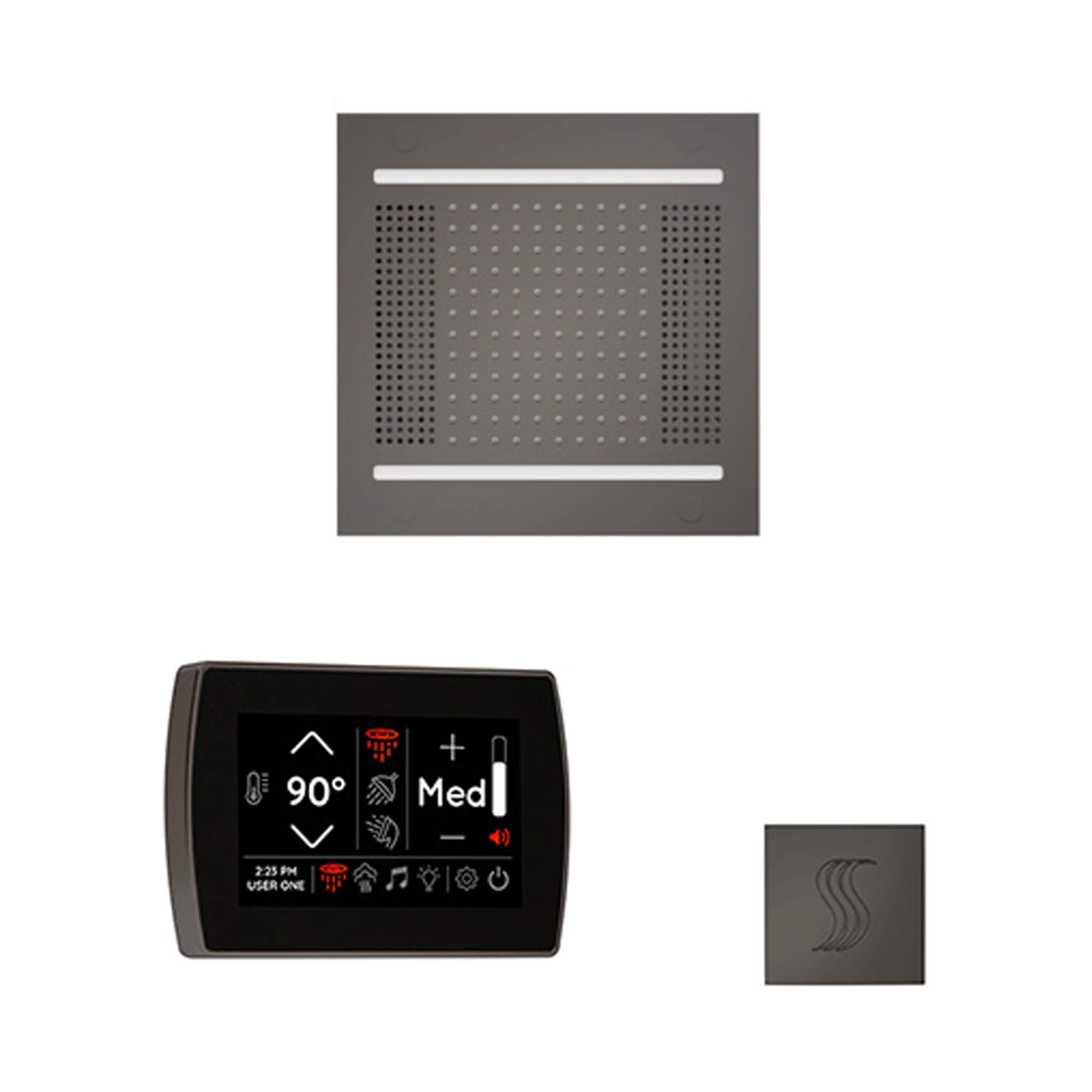 ThermaSol ThermaSol SignaTouch 5 Control Package With HydroVive Rainhead - Steam Showers