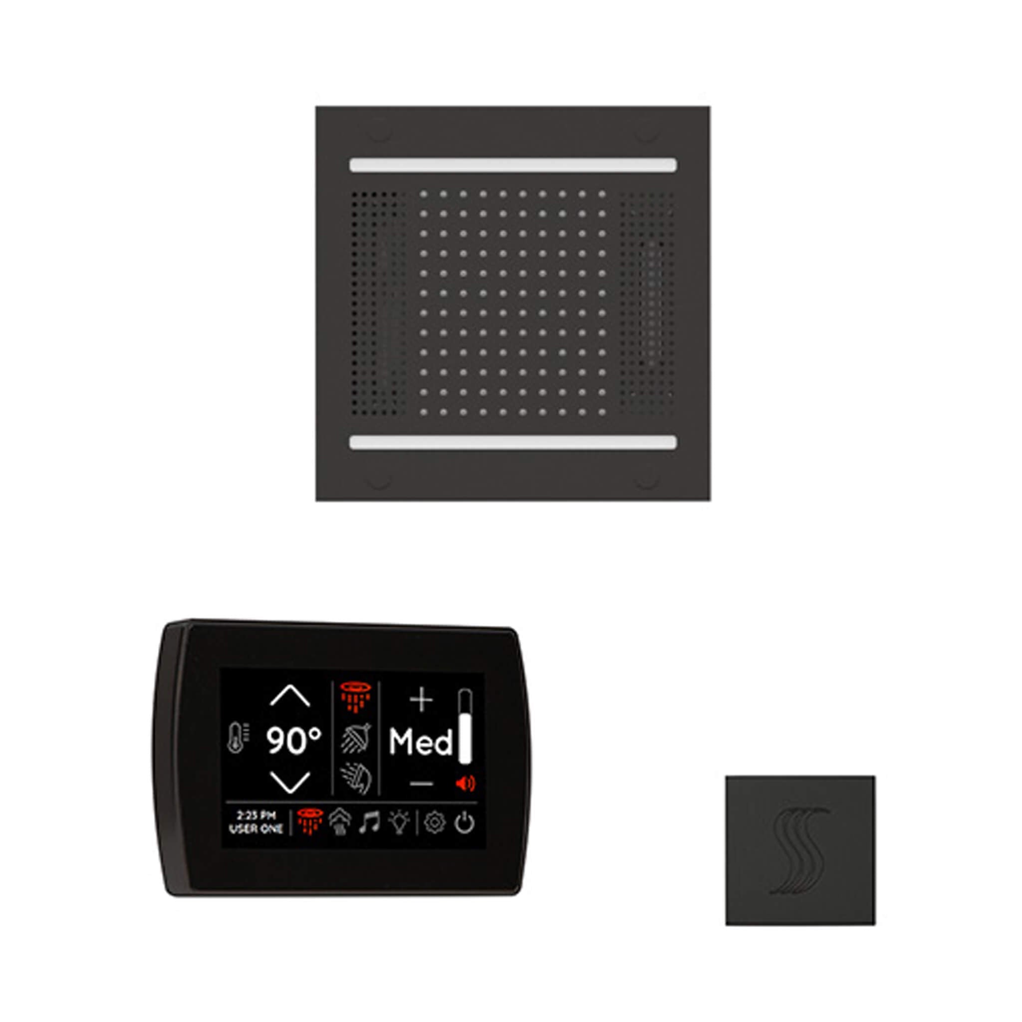 ThermaSol ThermaSol SignaTouch 5 Control Package With HydroVive Rainhead - Steam Showers