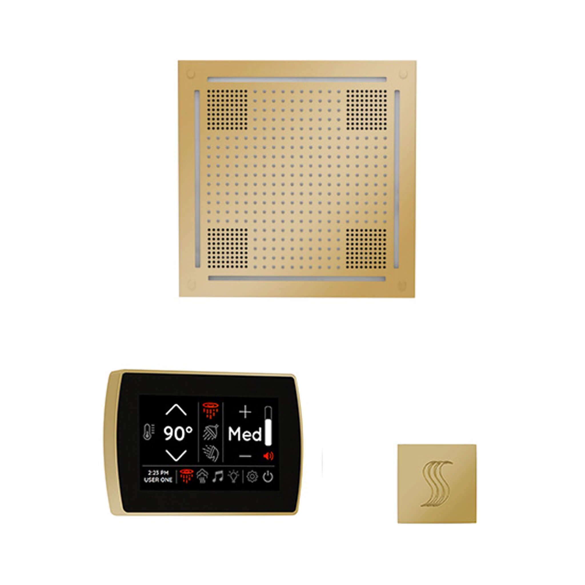 ThermaSol ThermaSol SignaTouch 5 Control Package With HydroVive Rainhead - Steam Showers