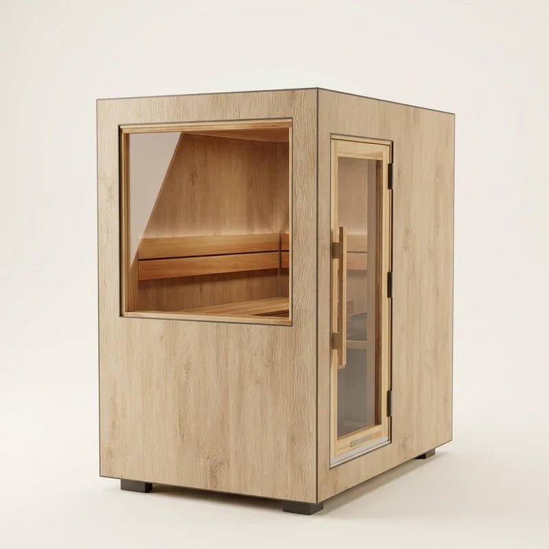ThermaSol ThermaSol Solaris Fully-Assembled Outdoor Sauna Cabin - Traditional Sauna