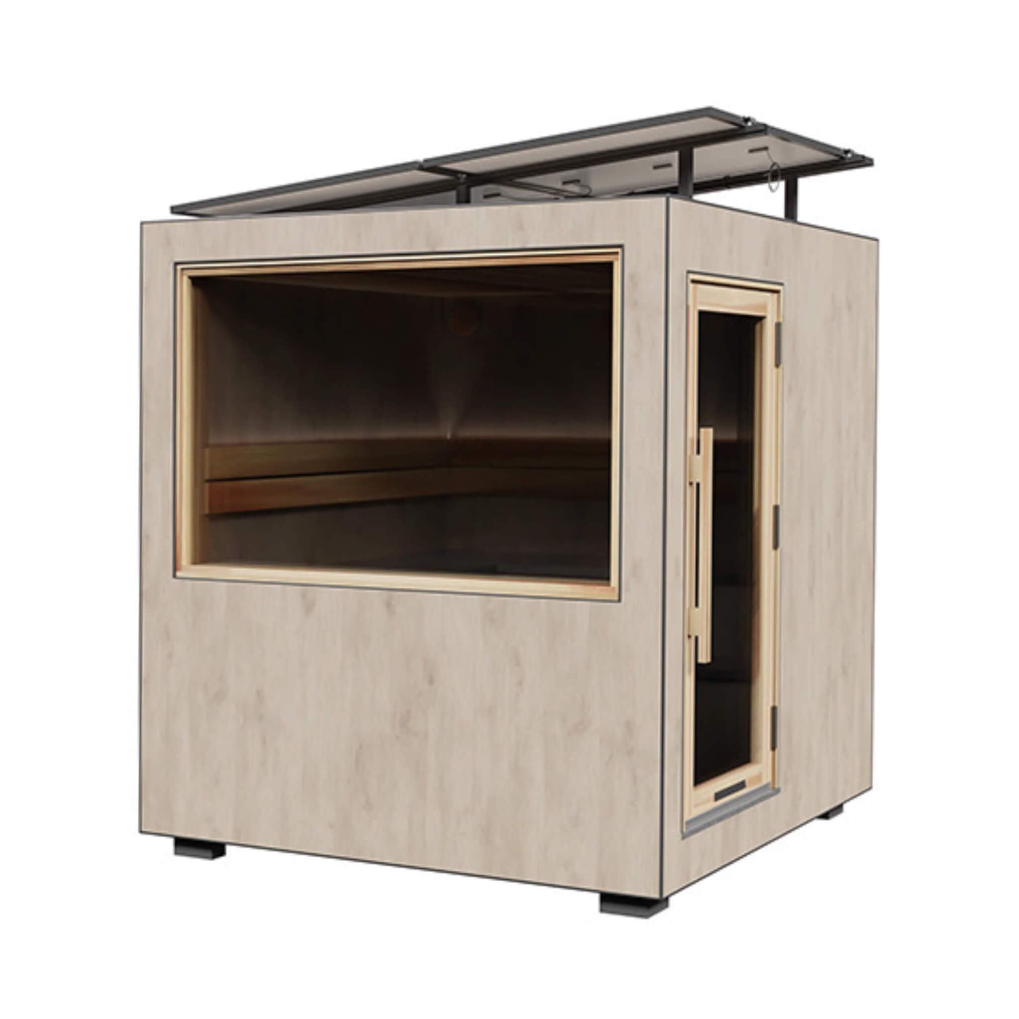 ThermaSol ThermaSol Solaris Fully-Assembled Outdoor Sauna Cabin - Traditional Sauna