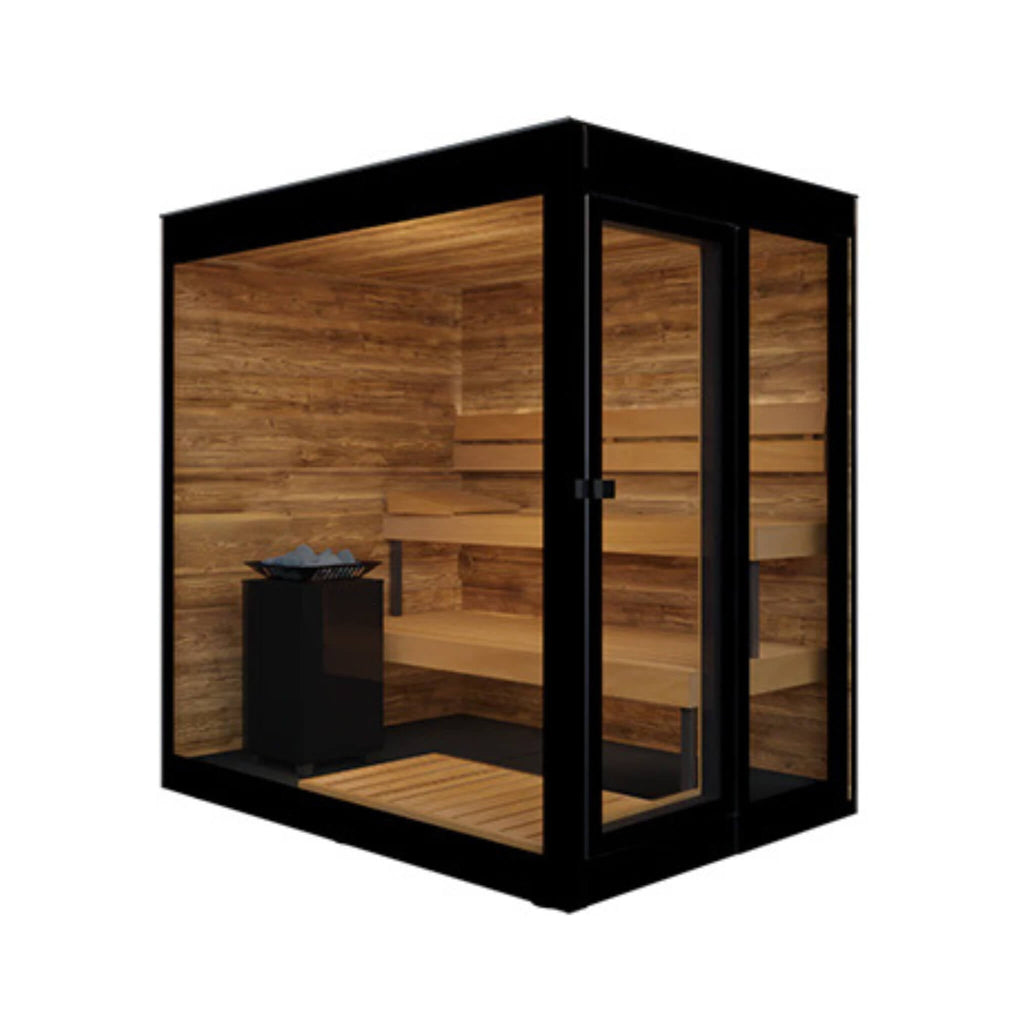 ThermaSol ThermaSol Vera 3-Person Fully-Assembled Outdoor Sauna Cabin - Traditional Sauna