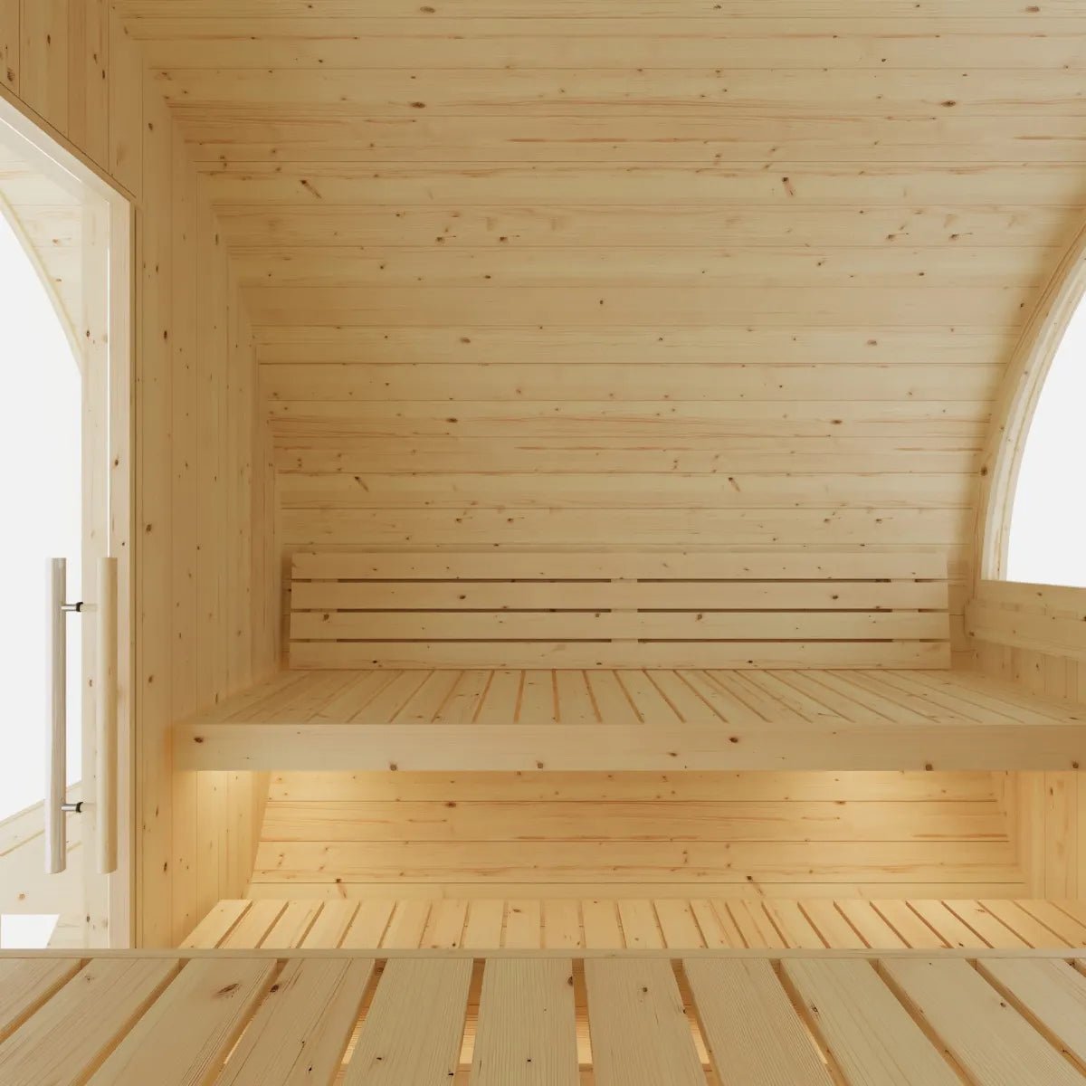 Finnish Sauna Builders Vassa Finnish Outdoor Barrel Sauna with WiFi Heater By Finnish Sauna Builders - Traditional Sauna